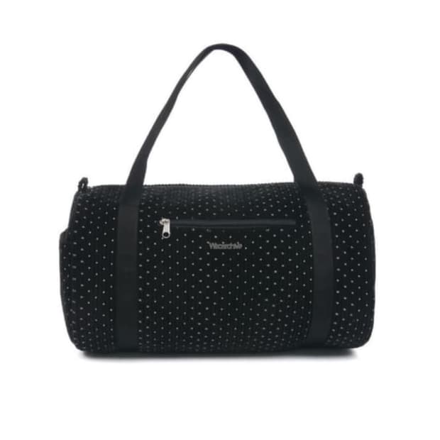 wsc아카이브 도트 배럴백 블랙