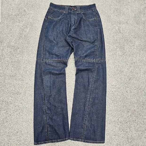 리바이스 절개 디테일 생지 데님