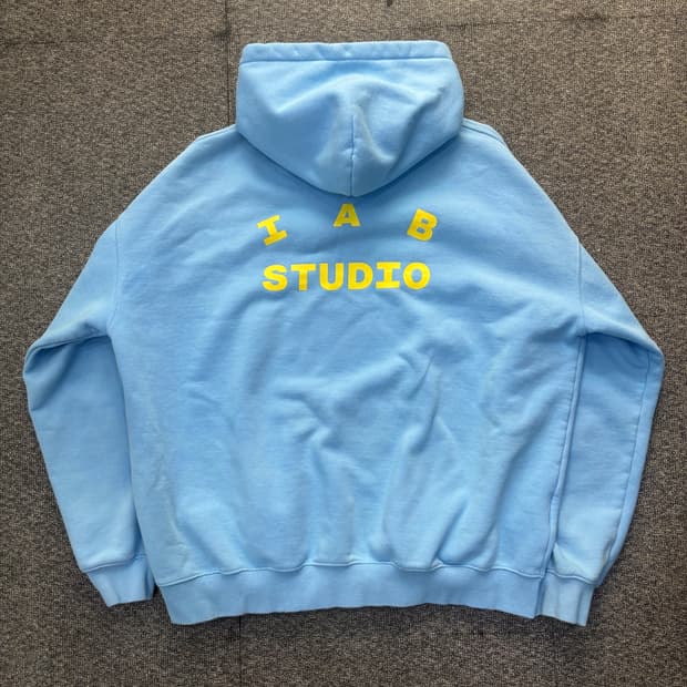 아이앱 스튜디오 후드 스카이블루 레몬