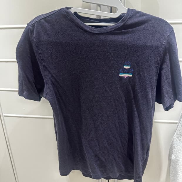 sabel Marant Étoile 네이비 반팔 티셔츠