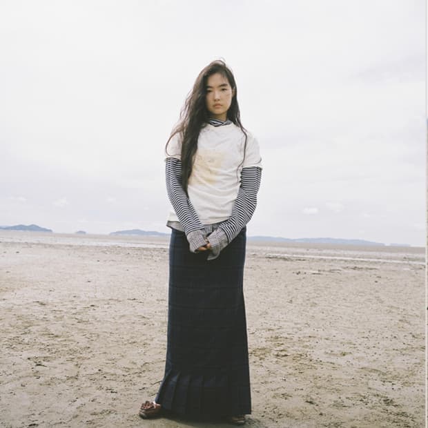 Petit-Pleated Unni's Long Skirt