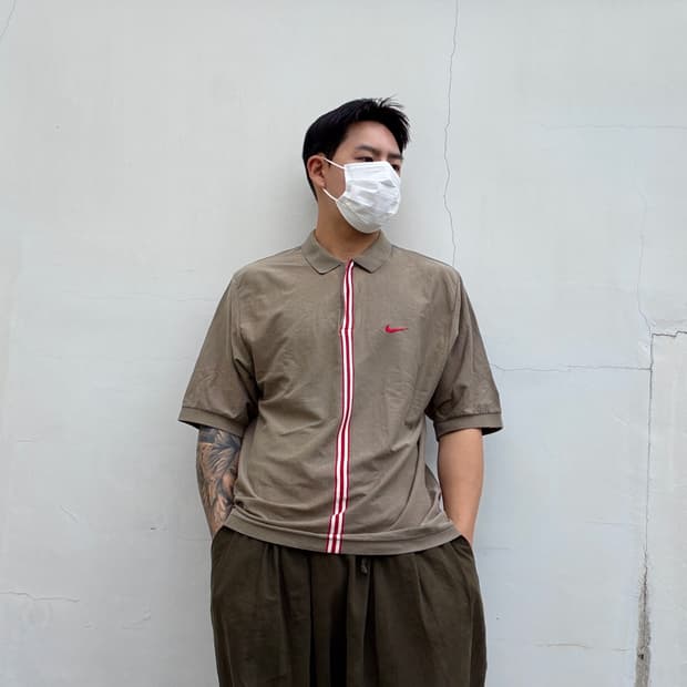 XL)나이키 X 타이거 우즈 90s 올드스쿨 pk 반팔 티셔츠