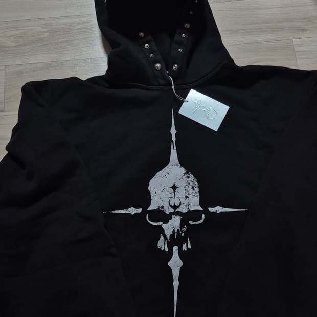 떠그클럽 피스 스터드 후드티 2사이즈