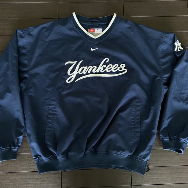 (L) 나이키 양키즈 웜업 바람막이