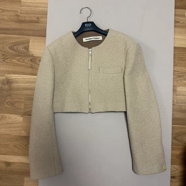 OPEN YY 크롭 자켓