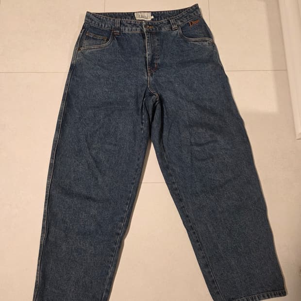 [32] 다임 배기진 스톤워시드