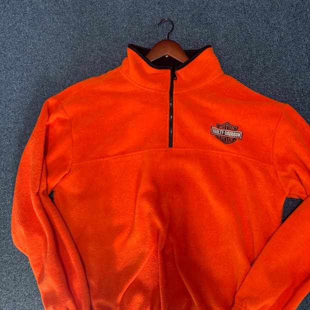 할리데이비슨 후리스 반집업 