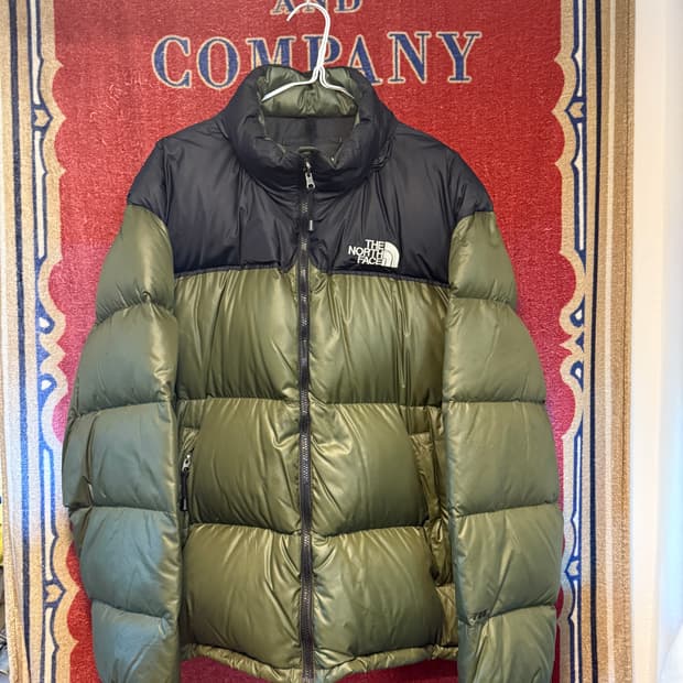 노스페이스 눕시 카키 센터로고 XXL 110