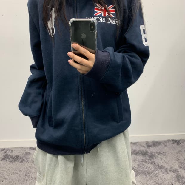 폴로 빅포니 브리튼 집업 Xl