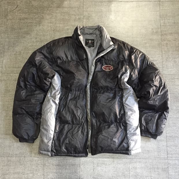 일본빈티지 Usopengolf 올드스쿨아메카지스트릿 레이싱 푸퍼배색패딩