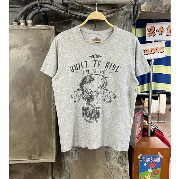 할리 데이비슨 반팔티 그레이 L #csz3831