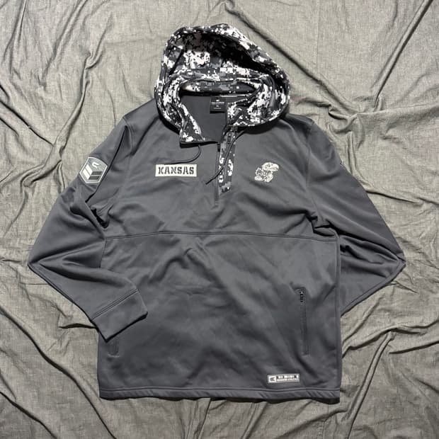 Digital Camo Quarter-Zip Hoodie
