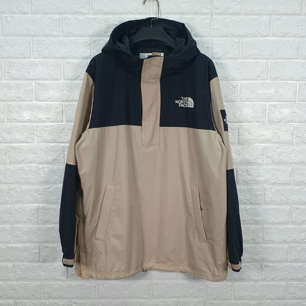 [100]노스페이스 화이트라벤 우븐 아노락