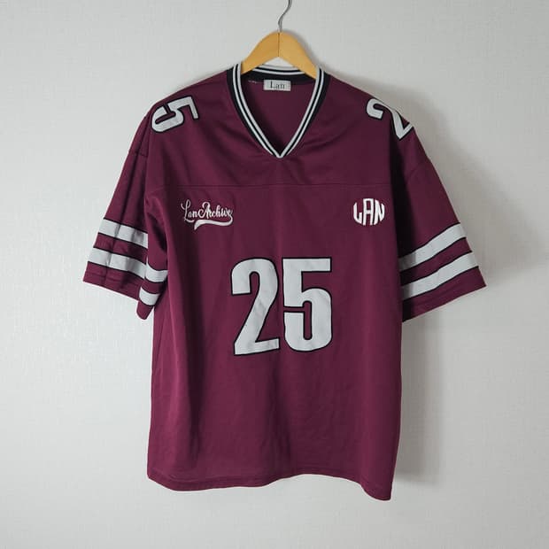 랜아카이브 유니폼 져지 럭비 티셔츠 반팔 OS