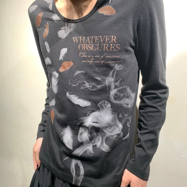 “HIDEAWAYS“ 00s Feather Design Long Slee