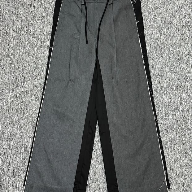 Open yy 오픈와이와이 프론트 스트라이프 팬츠 바지 front