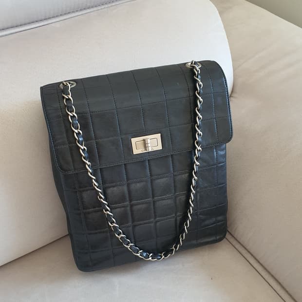 샤넬 초콜릿 퀄팅 크로스백