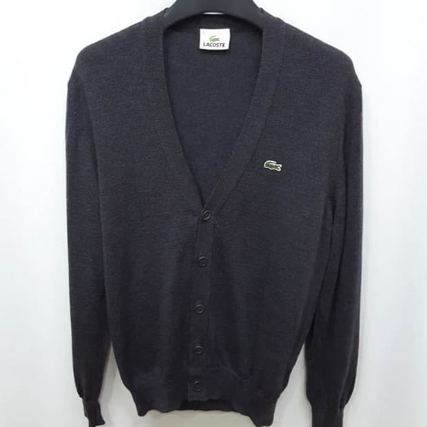 라코스테 모100 가디건 다크그레이 공용