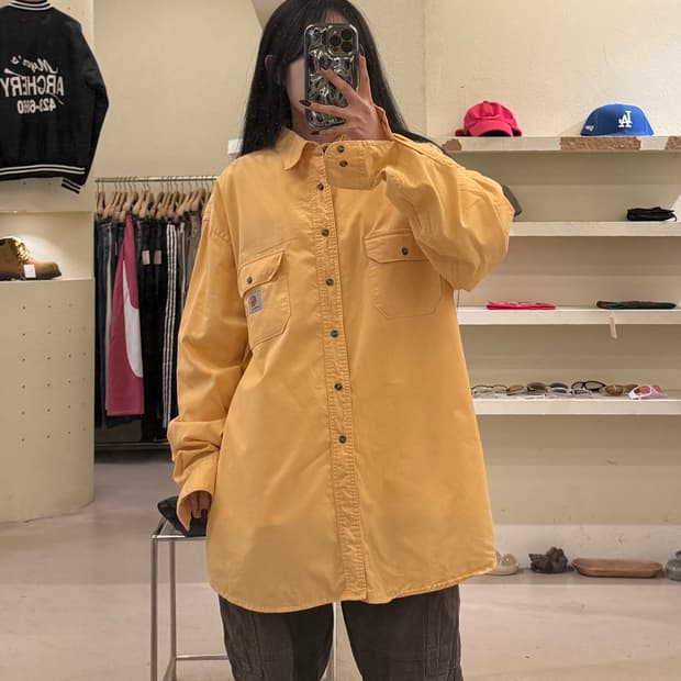 칼하트 투포켓 버튼다운 워크셔츠U1345