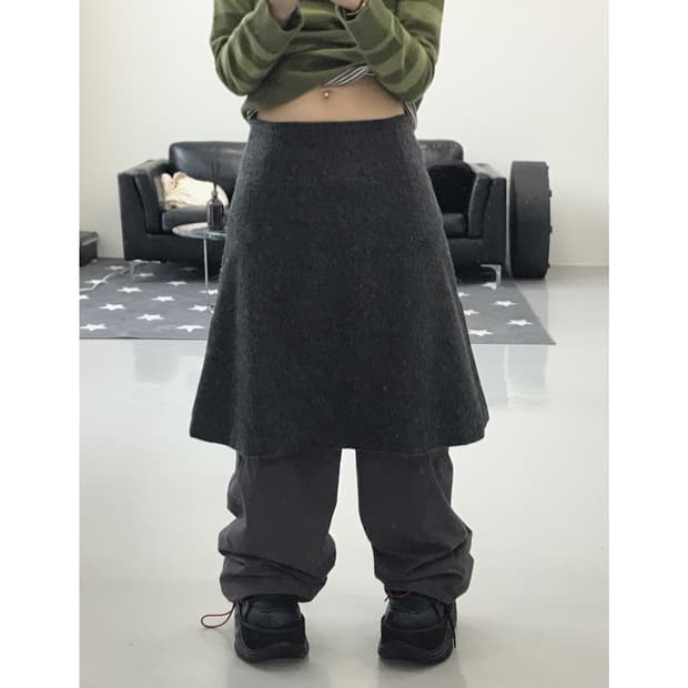 Pontetorto Wool Midi Skirts