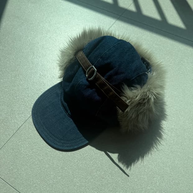 캐피탈 데님 런드리 헌터 캡 인디고