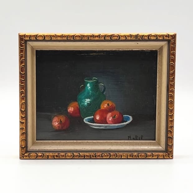 독일 빈티지 유화액자, 오일페인팅 작품