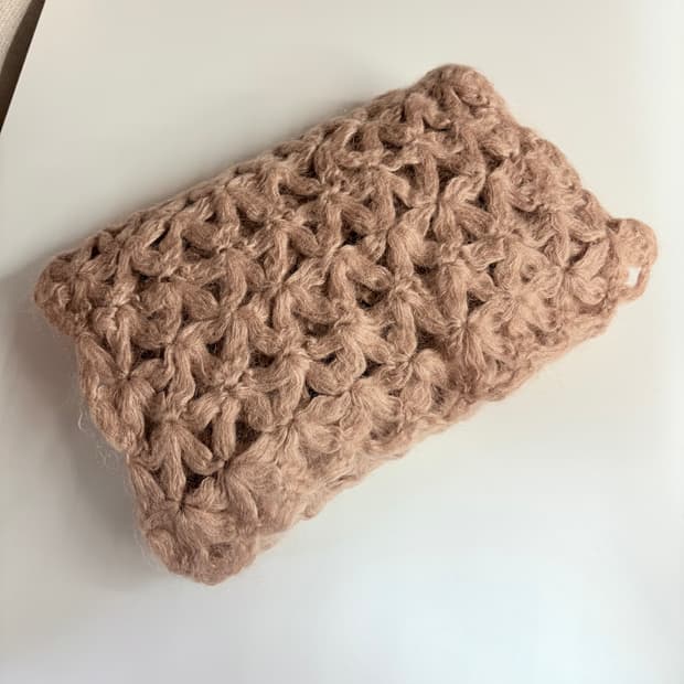 핸드메이드 모헤어 울 머플러 스카프 (JPN)