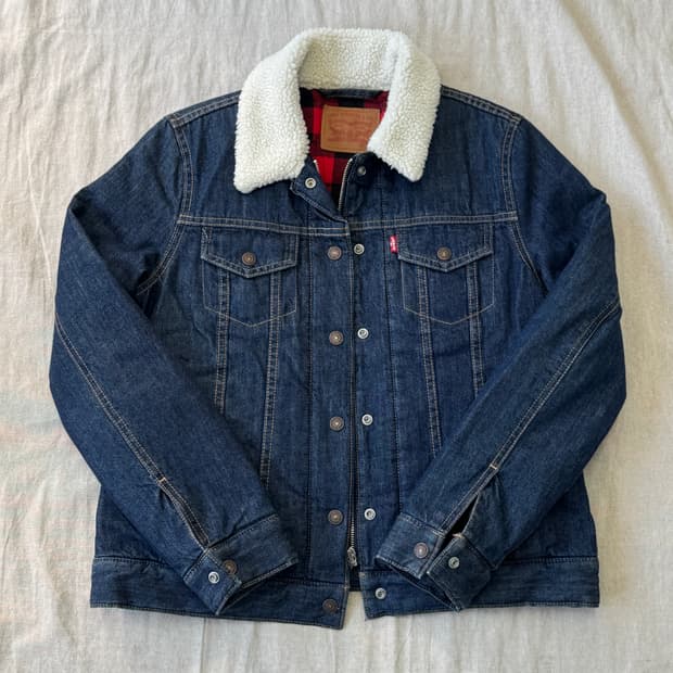 리바이스 우먼 구스다운 데님자켓 M
