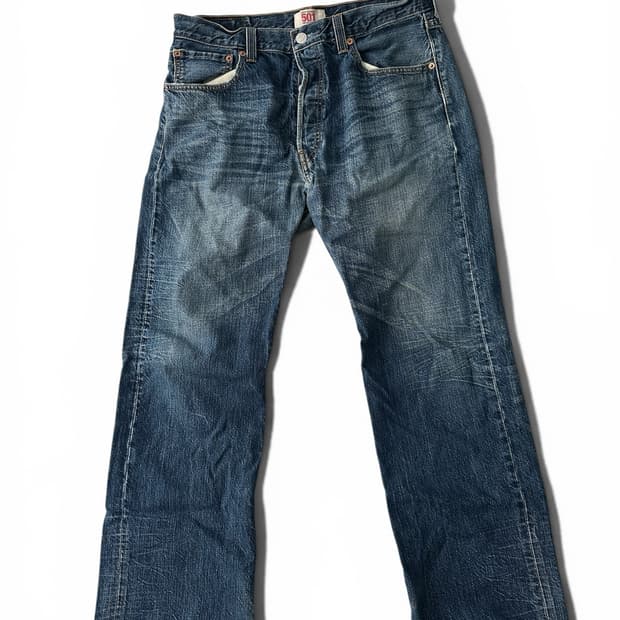 00‘s levi’s 501 denim pants 34x33