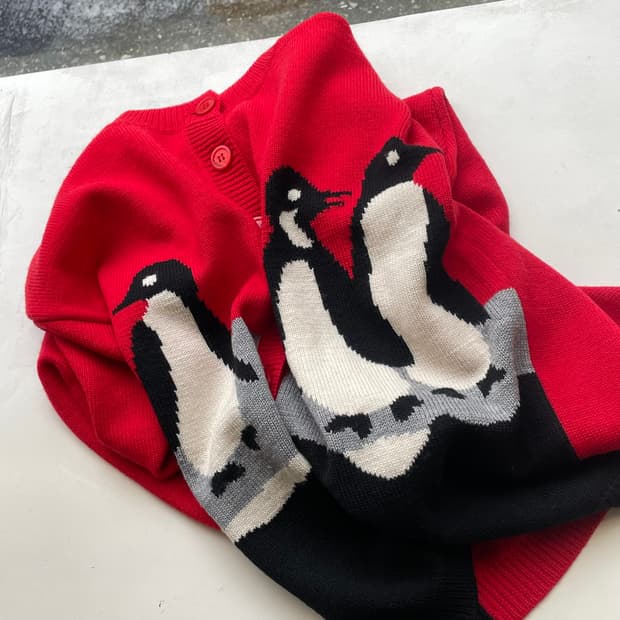 Orvis “Penguin” Cardigan 🐧 오르비스 펭귄 가디건