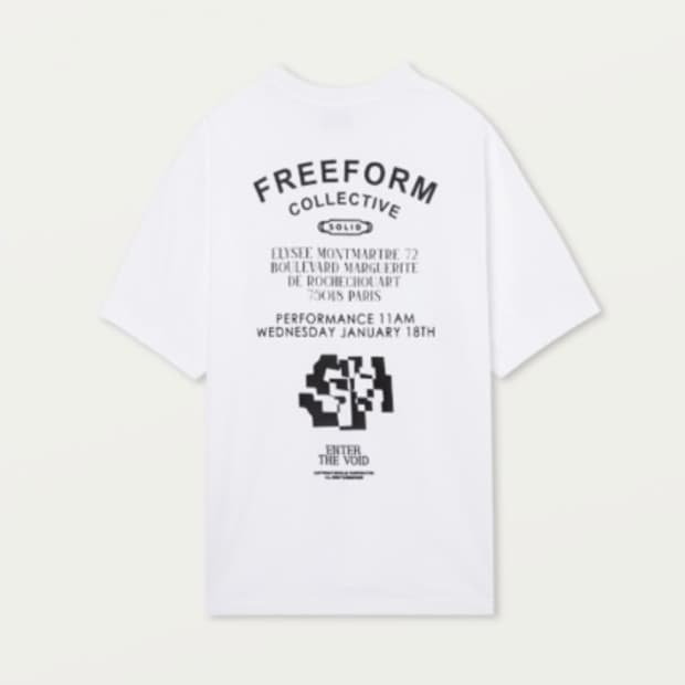 솔리드옴므 2023 프리폼 컬렉티브  오버핏 티셔츠 48사이즈