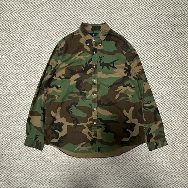 POLO RALPH LAUREN camo military shirt