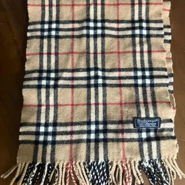 버버리 체크 머플러(빈티지) 