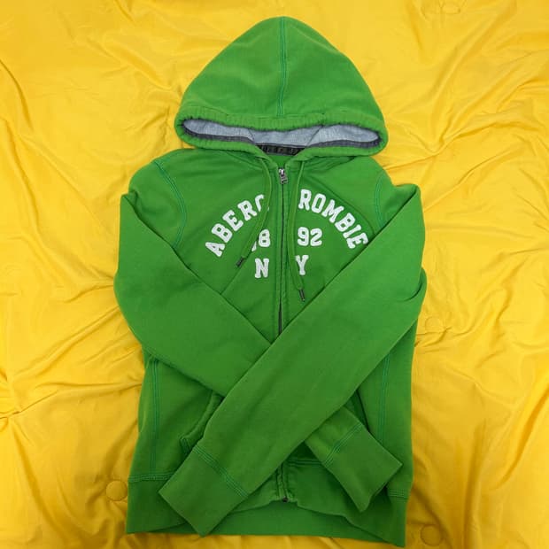 아베크롬비 말차 후드집업 여성 M