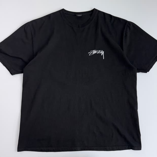 Stussy  스투시 x 아워레거시 워크샷 닷 피그먼트 반팔티 