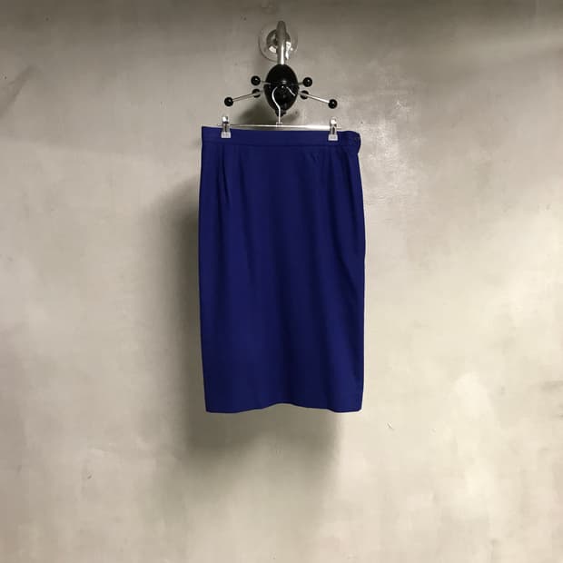 YSL 입생로랑 블루 스커트 42(W)
