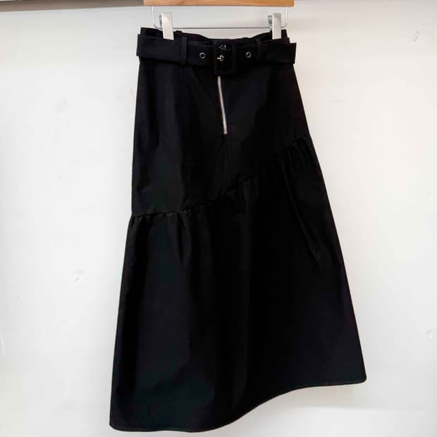 알마니 익스체인지 벨티드 스커트