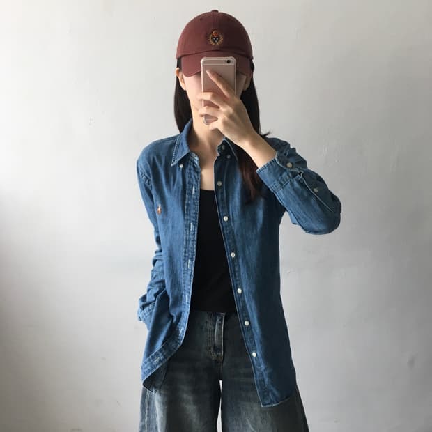 폴로 랄프로렌 데님셔츠