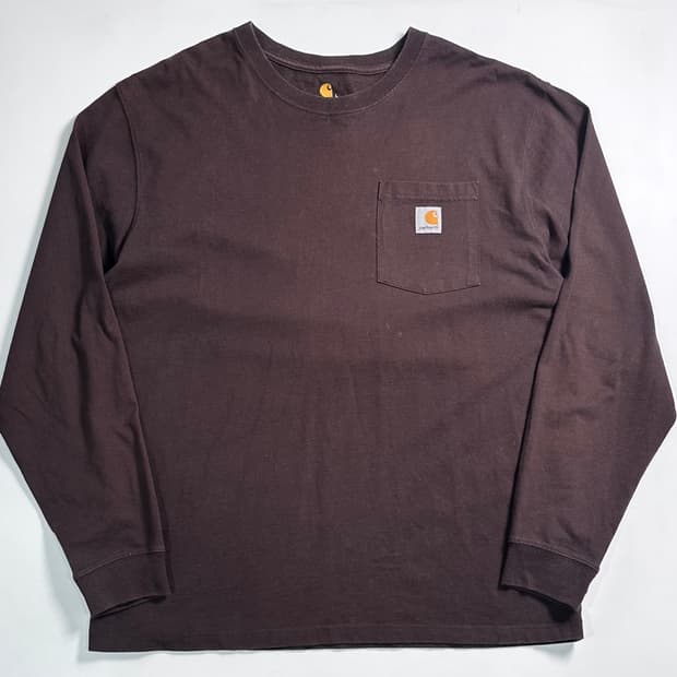 칼하트 브라운 롱 슬리브  
