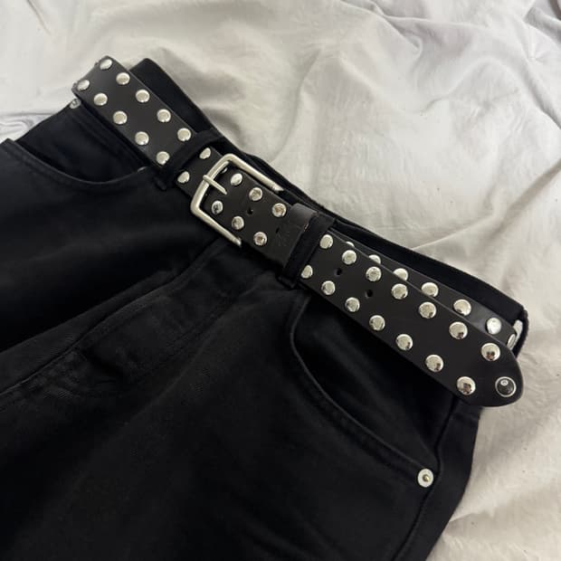 stussy 8ball stud belt