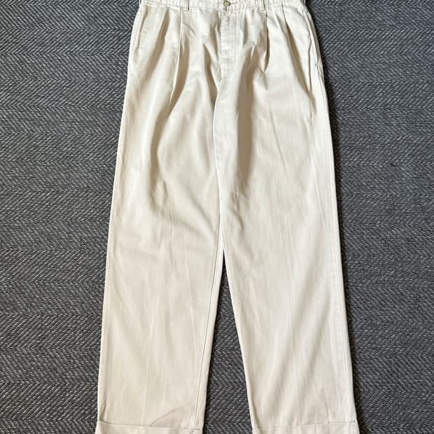 (34) 90s 폴로 랄프로렌 HAMMOND 더블 플리츠 치노팬츠