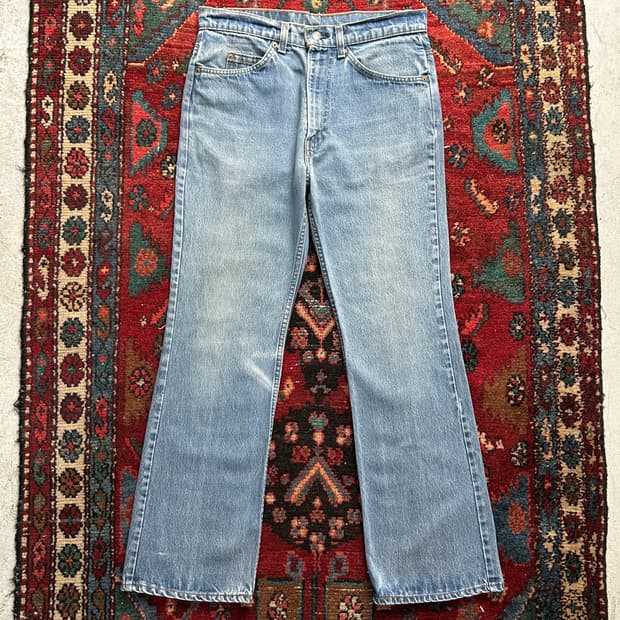 80’s USA Made 빈티지 리바이스 517 부츠컷 오렌지탭