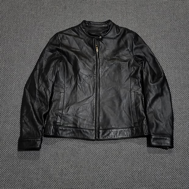 (여성) 빈티지 싱글 레더 양가죽 자켓 (66)