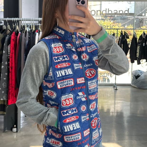 히스테릭글래머 HYS Service 퀼팅 베스트