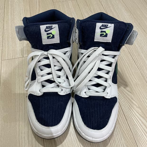 나이키 덩크 하이 프리미엄 EMB 컬리지 네이비