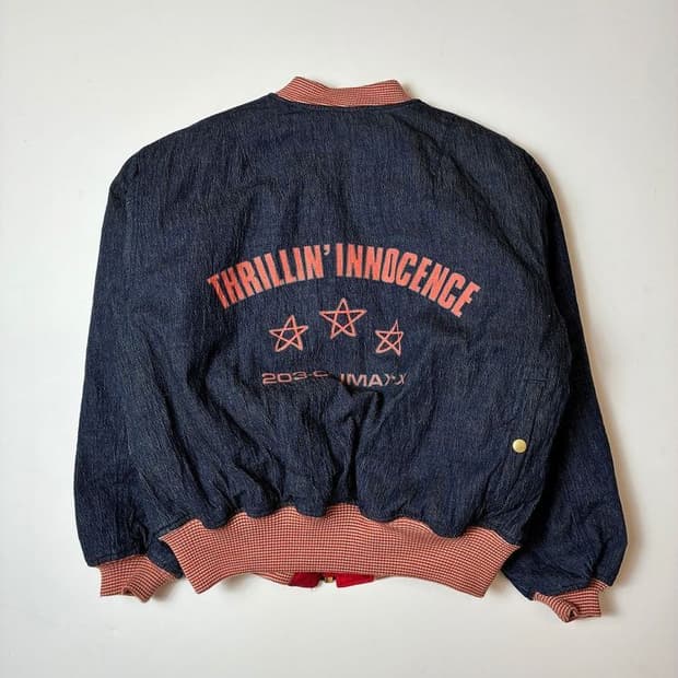 디진와오 00's 재팬 리버시블 데님 블루종 자켓 PN8663