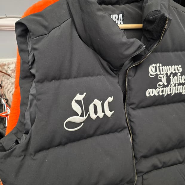 NBA 클리퍼스 패딩 조끼 M