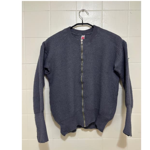 1970s 스웨디쉬 밀리터리 드라이빙 니트 집업