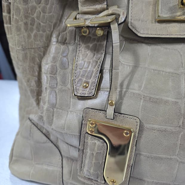 타임 베이지 오데오콜롬보스타일 토트백