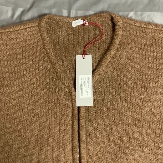 우드비 모헤어가디건